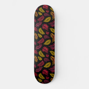 Tropisch Blad Patroon 21 Persoonlijk Skateboard