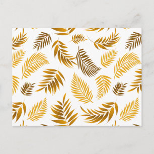 Tropisch Blad Patroon 22 Briefkaart