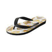 Tropisch Blad Patroon 22 Kinder Teenslippers (Schuin)