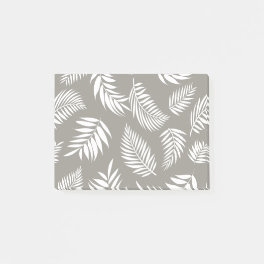 Tropisch Blad Patroon 9 Post-it® Notes (Voorkant)