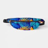 Tropisch blad patroon Fanny Pack Heuptasje (Voorkant)