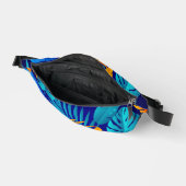 Tropisch blad patroon Fanny Pack Heuptasje (Open)