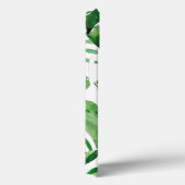 Tropisch blad patroon iPhone / iPad hoesje (Achterkant / Rechts)