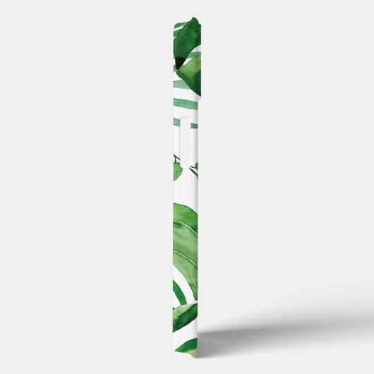 Tropisch blad patroon iPhone / iPad hoesje (Achterkant / Rechts)