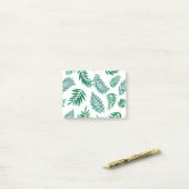 Tropisch Blad Patroon Post-it® Notes (Op bureau)