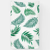 Tropisch Blad Patroon Spandoek (Verticaal)