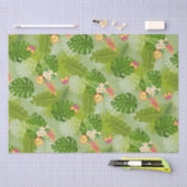 Tropisch blad zomer groen tissuepapier (Craft)