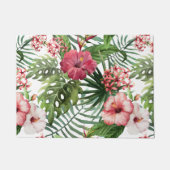 Tropisch bladerblad van hibiscus deurmat (Voorkant)