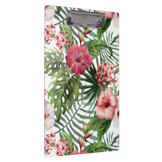 Tropisch bladerblad van hibiscus klembord (Rechts)