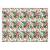 Tropisch bladerblad van hibiscus tafelkleed (Voorkant (Horizontaal))