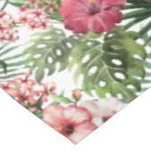 Tropisch bladerblad van hibiscus tafelkleed (Gekanteld)