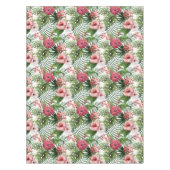 Tropisch bladerblad van hibiscus tafelkleed (Voorkant)