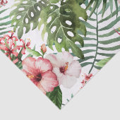 Tropisch bladerblad van hibiscus tissuepapier (Detail)