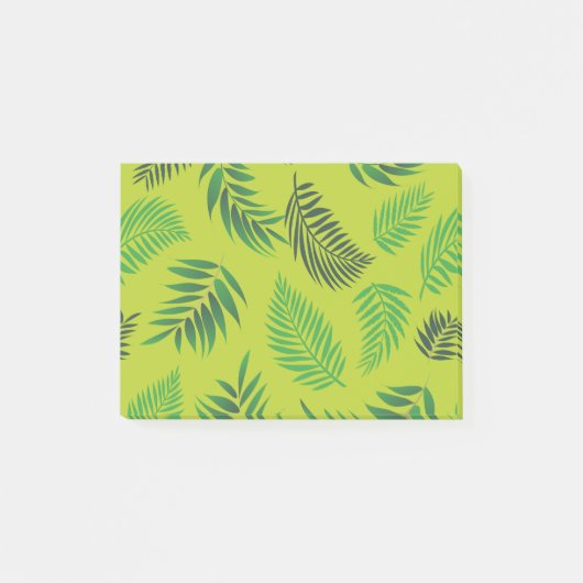 Tropisch Bladeren Patroon 12 Post-it® Notes (Voorkant)