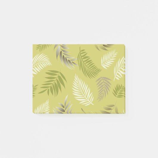 Tropisch Bladeren Patroon 17 Post-it® Notes (Voorkant)