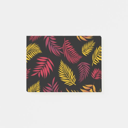 Tropisch Bladeren Patroon 21 Post-it® Notes (Voorkant)