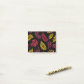 Tropisch Bladeren Patroon 21 Post-it® Notes (Op bureau)