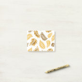 Tropisch Bladeren Patroon 22 Post-it® Notes (Op bureau)