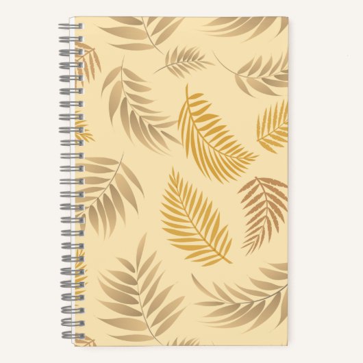 Tropisch Bladeren Patroon 6 Notitieboek (Voorkant)