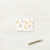 Tropisch Bladeren Patroon 7 Post-it® Notes (Op bureau)