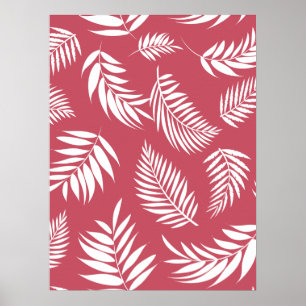 Tropisch Bladeren Patroon 8 Poster