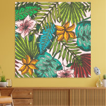 Tropisch Bladeren Patroon - Boho Bloemendecoratie
