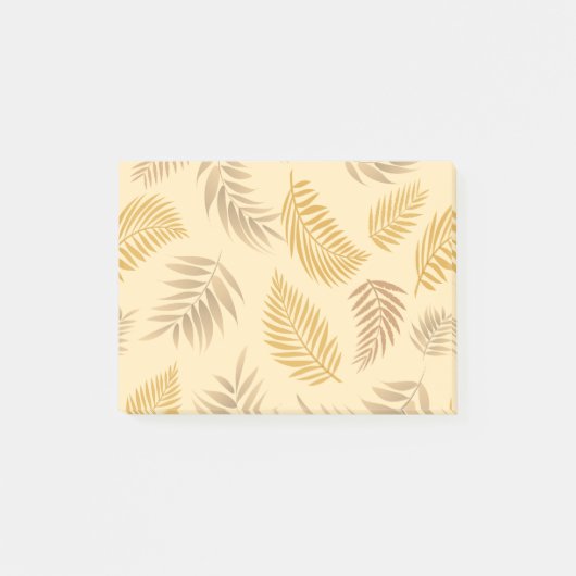 Tropisch bladerenpatroon 6 post-it® notes (Voorkant)