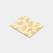Tropisch bladerenpatroon 6 post-it® notes (Schuin)