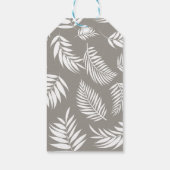 Tropisch Bladerenpatroon 9 Cadeaulabel (Achterkant)