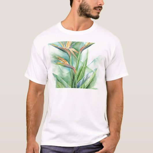 Tropisch bladervogel van het paradijsje - meervoud t-shirt (Voorkant)