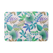 Tropisch bladpatroon badmat (Voorkant)