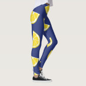 Tropisch bladpatroon groen mos leggings (Rechts)