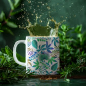 Tropisch bladpatroon mok