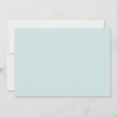 Tropisch Blauw 5 Foto Huwelijk Bewaar Datum Save The Date (Achterkant)