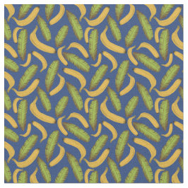 Tropisch blauw leder stof