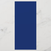 Tropisch  blauw marmerpaleis menu (Achterkant)