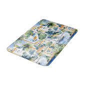 Tropisch blauw Middellandse Zeegebied Badmat (Gekanteld)