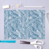 Tropisch blauw palmblad tissuepapier (Craft)