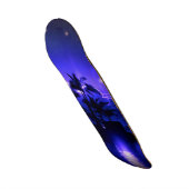 Tropisch blauw persoonlijk skateboard (Voorkant)