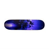 Tropisch blauw persoonlijk skateboard (Horizontaal)