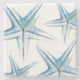 Tropisch blauw Starfish Tropisch visstone Onderzet Stenen Onderzetter