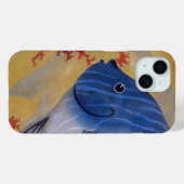  Tropisch Blauw Vis Koraal Marien Oceaanleven Case-Mate iPhone Case (Achterkant (horizontaal))