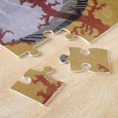 Tropisch Blauw Vis Koraal Marien Oceaanleven Legpuzzel (Zijkant)