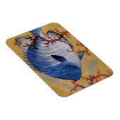 Tropisch Blauw Vis Koraal Marien Oceaanleven Magneet (Rechterzijde)