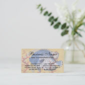  Tropisch Blauw Vis Koraal Marien Oceaanleven Visitekaartje (Staand voorkant)