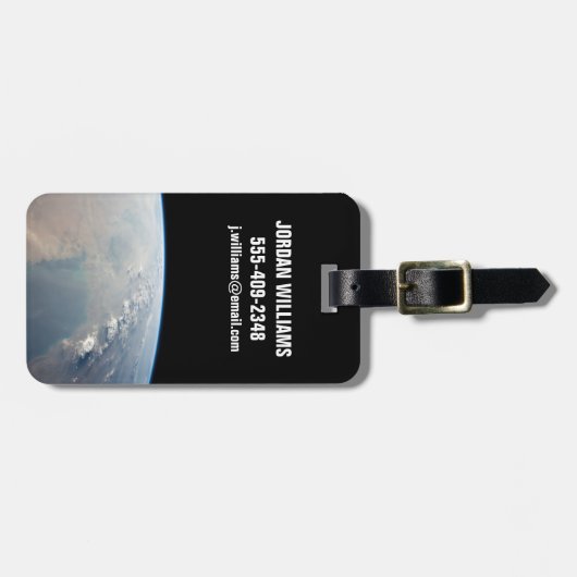 Tropisch blauw water van de Perzische Golf. 2 Bagagelabel (Voorkant horizontaal)