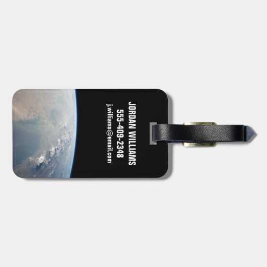 Tropisch blauw water van de Perzische Golf. 2 Bagagelabel (Achterkant horizontaal)