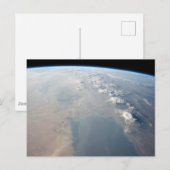 Tropisch blauw water van de Perzische Golf. 2 Briefkaart (Voorkant / Achterkant)