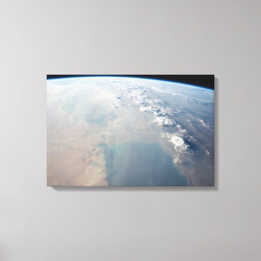 Tropisch blauw water van de Perzische Golf. 2 Canvas Afdruk (Voorkant)