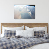 Tropisch blauw water van de Perzische Golf. 2 Canvas Afdruk (Insitu (Slaapkamer))